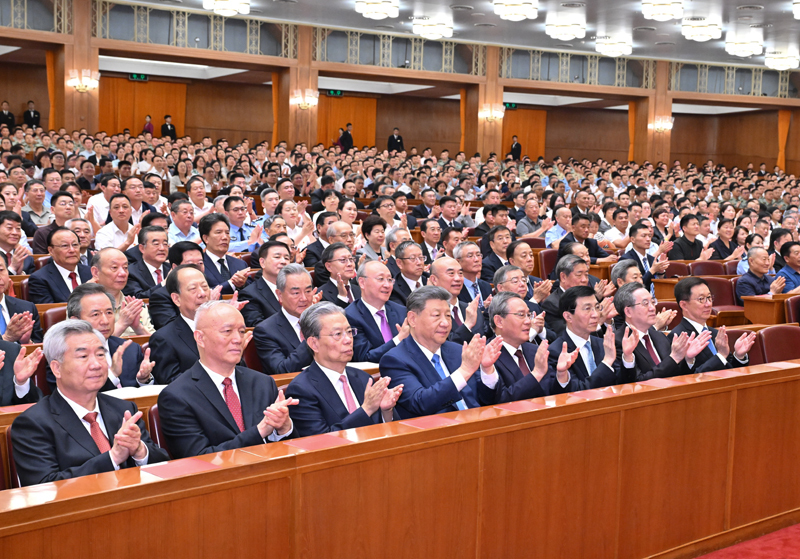 庆祝中国共产党成立105周年音乐会《人民至上》在京举行<br>习近平李强赵乐际王沪宁蔡奇丁薛祥李希韩正出席观