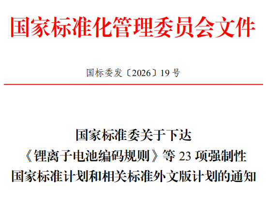 国家标准委下达23项强制性国家标准计划和相关标准外文版计划